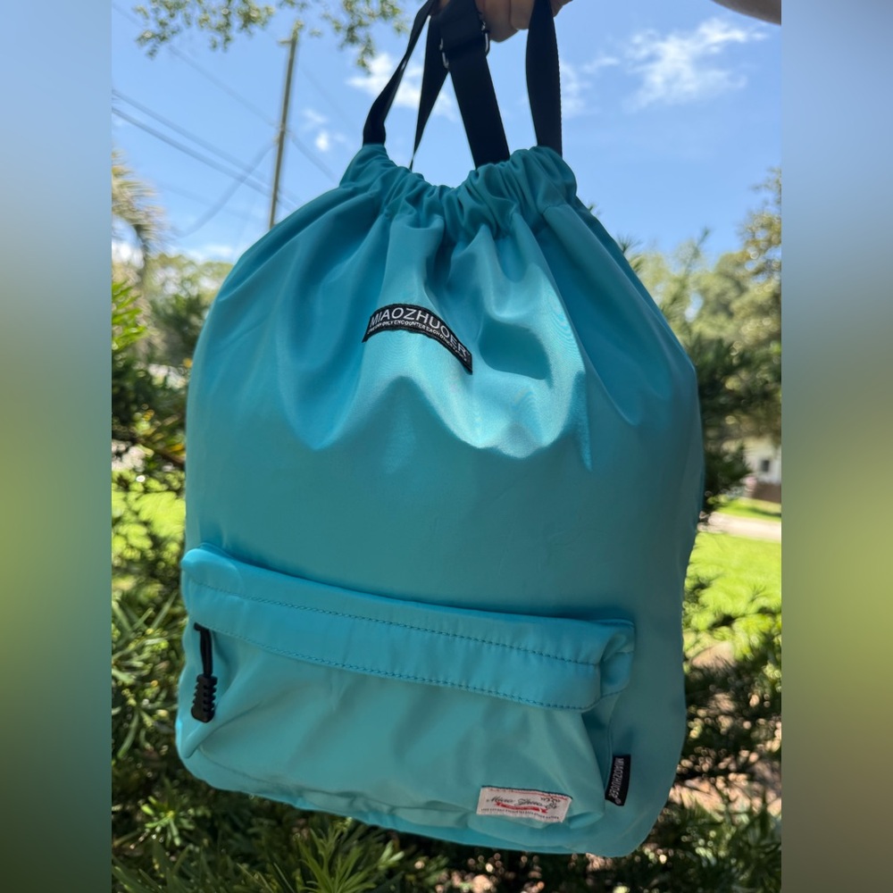 Waterproof Drawstring Bag Lightweight Sackpack Ba… - image 2